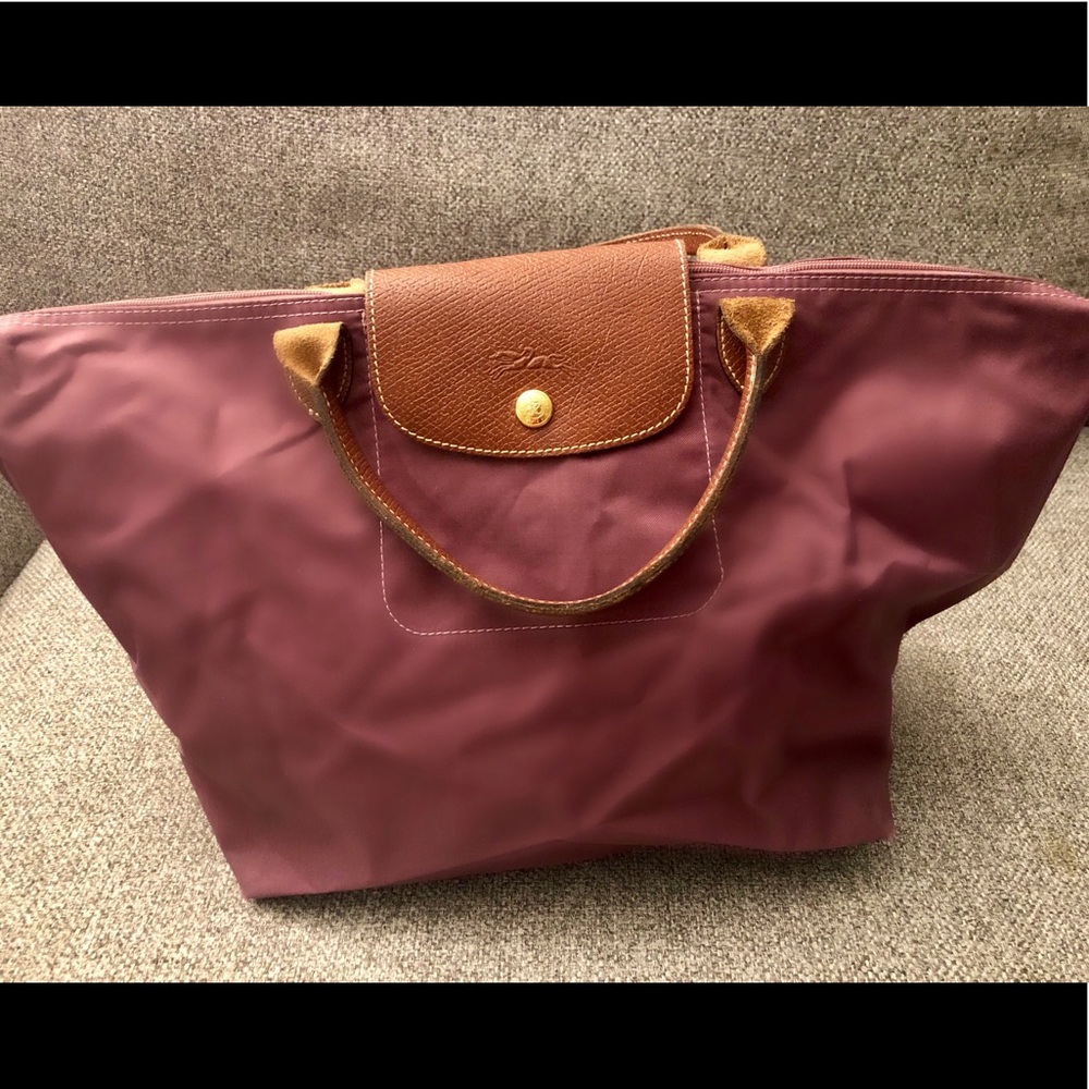 Longchamp le Pilage tip handle bag in medium